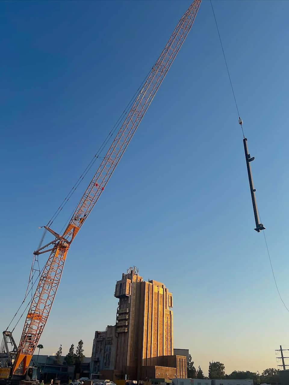 Vertical construction at Avengers Campus