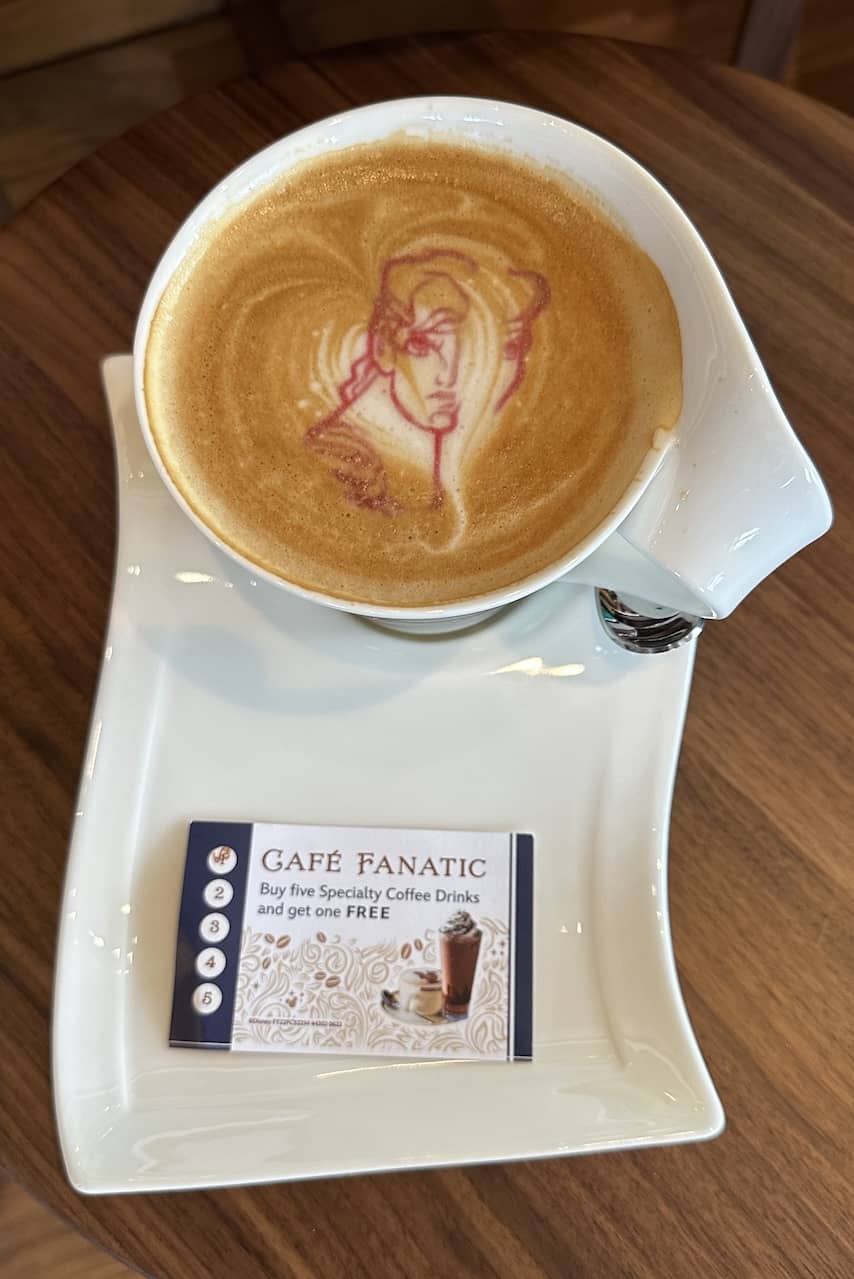 Latte in the Cove Cafe