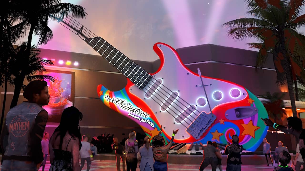 New Rock ‘n’ Roller Coaster Starring The Muppets facade
