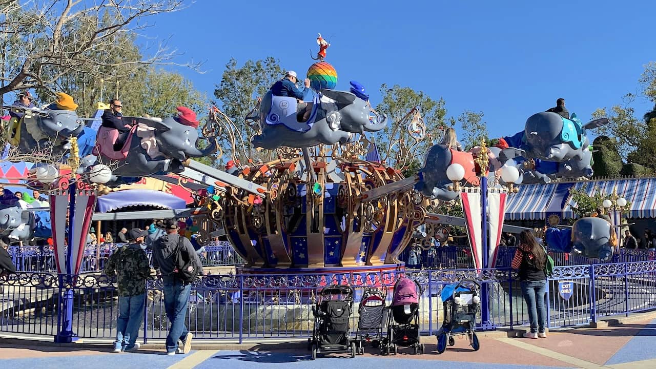 Dumbo the Flying Elephant at Disneyland