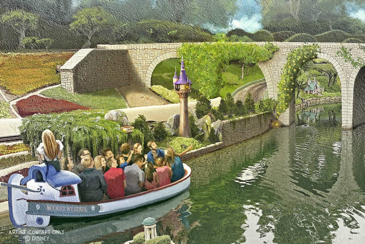 Tangled in Disneyland's Storybook Land