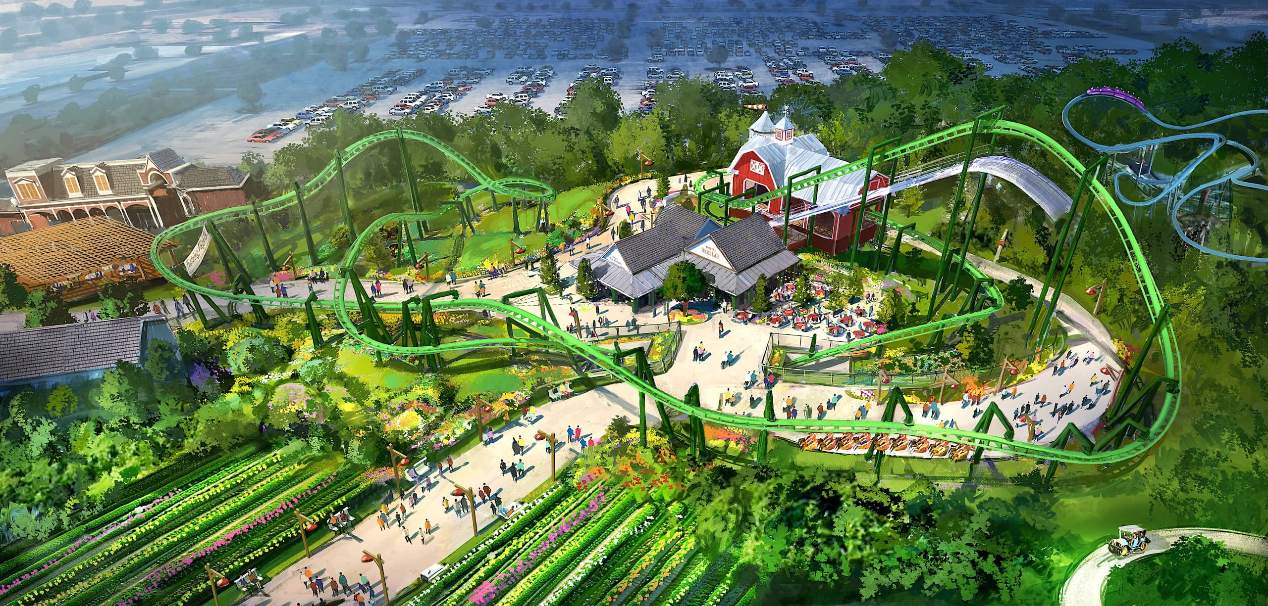 Flying Fox track layout