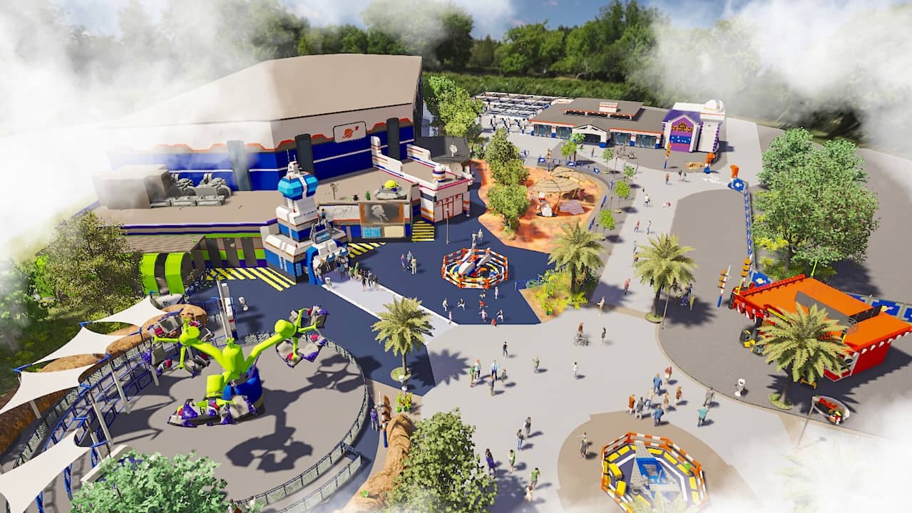 Legoland California's new space land