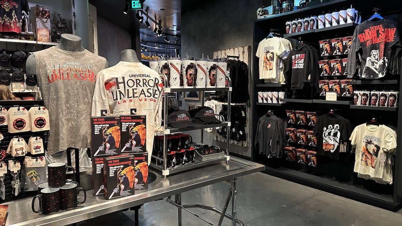 Universal Horror Unleashed gift shop