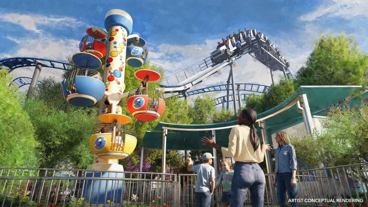 Jurassic World: Cretaceous Coaster and Mr. DNA’s Double Helix Spin