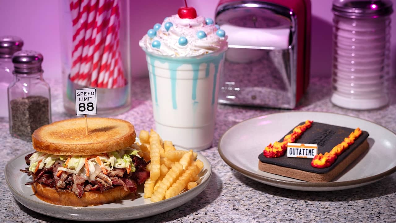 Back to the Future at Mel's Diner