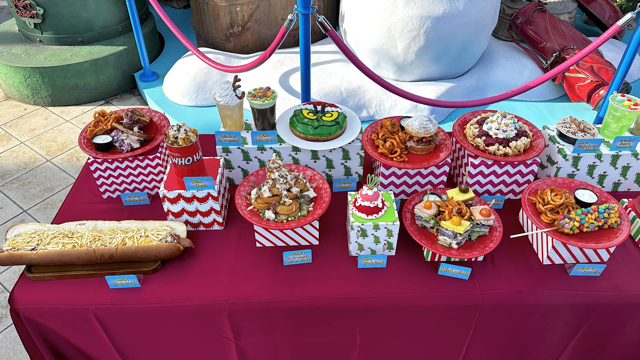 Grinchmas food at Universal Studios Hollywood