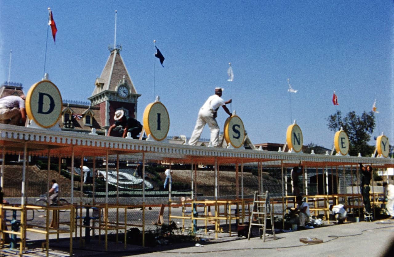 Disneyland construction