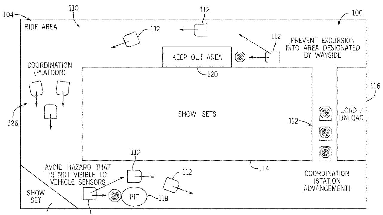 One of the drawings from Disney's patent application