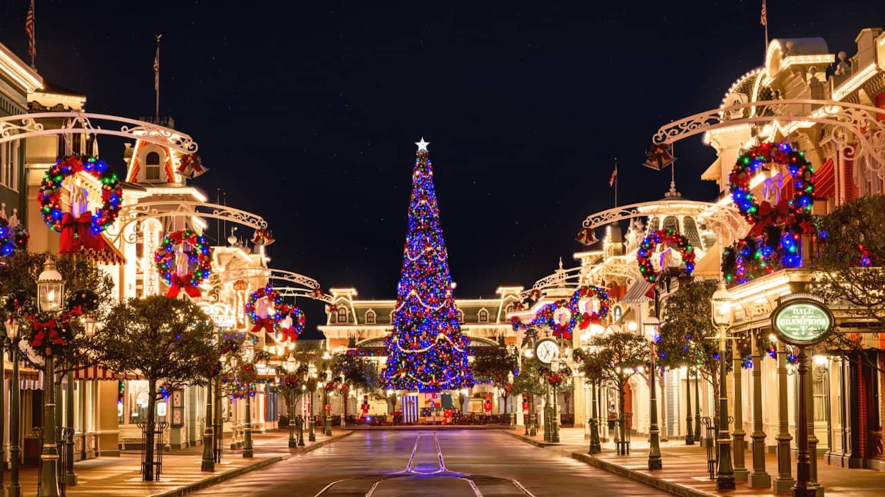 Magic Kingdom at Christmas