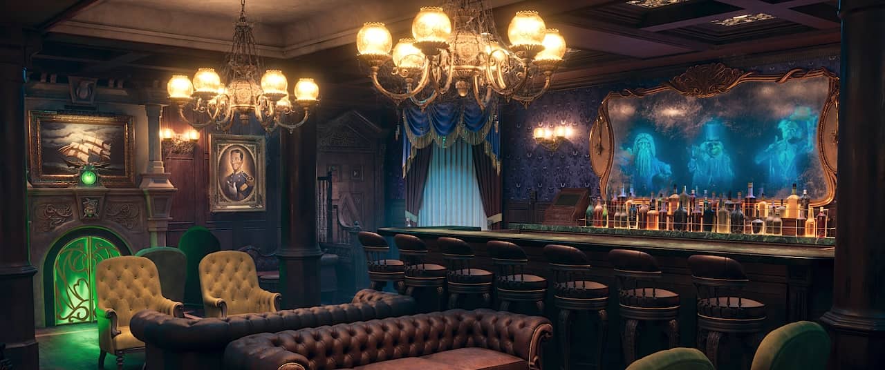 Take a first look inside Disney's new Haunted Mansion bar