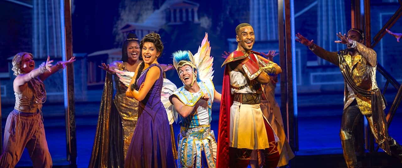 It takes a lot of heroes to bring 'Hercules' to the stage