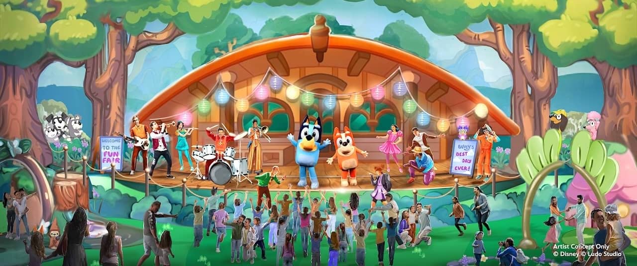 Bluey leads what's new at Disneyland in 2026