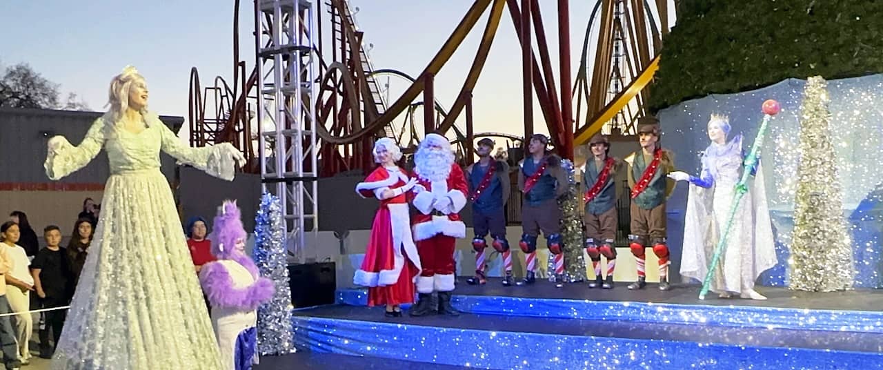It's time to slide into the holidays at Six Flags