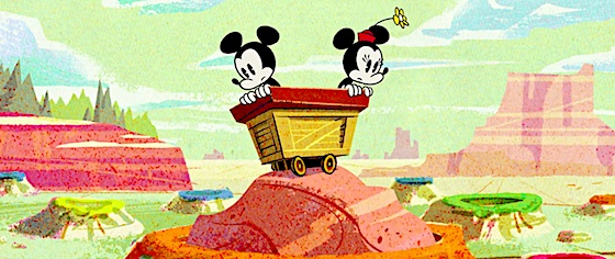 Disney characters visit classic Disneyland attractions in new cartoons