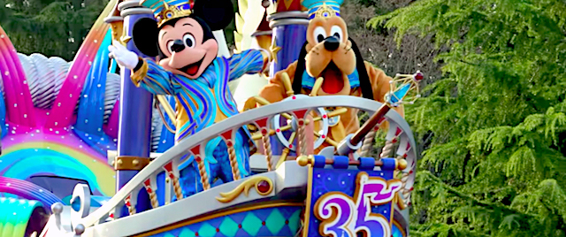 New parade debuts at Tokyo Disneyland for the park's 35th anniversary