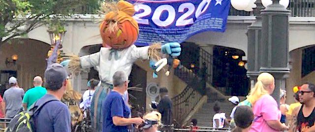 Disney moves quickly to remove political banner from Main Street