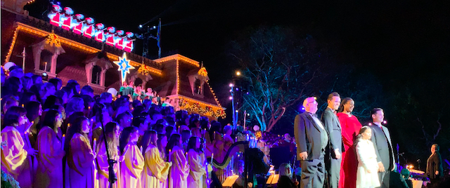 Chris Pratt joins a cast of hundreds for Disneyland's 'Candlelight'