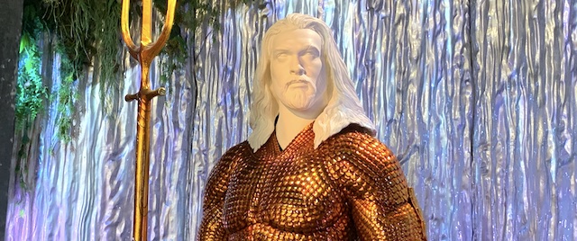Aquaman joins the Warner Bros. Studio Tour in Hollywood