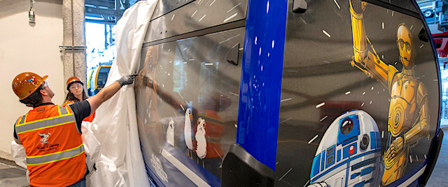 Walt Disney World unwraps its new gondolas