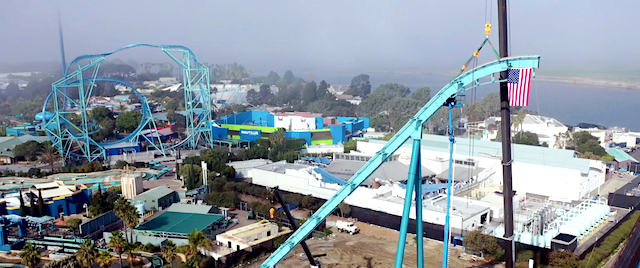 California's largest dive coaster rises above San Diego