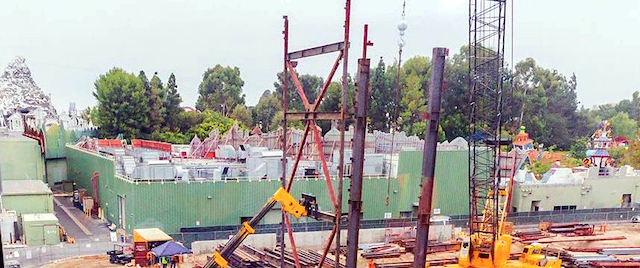 Construction Goes Vertical on Disneyland's 'Runaway Railway'