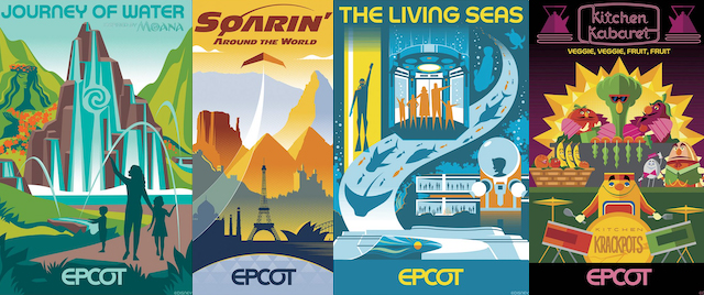 New Epcot posters