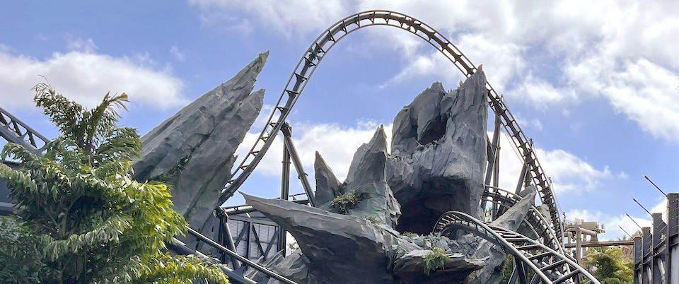 Universal Takes Walls Down Around Jurassic World Coaster