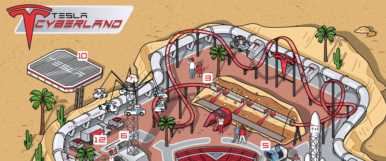 Imagining Elon Musk's Tesla Theme Park