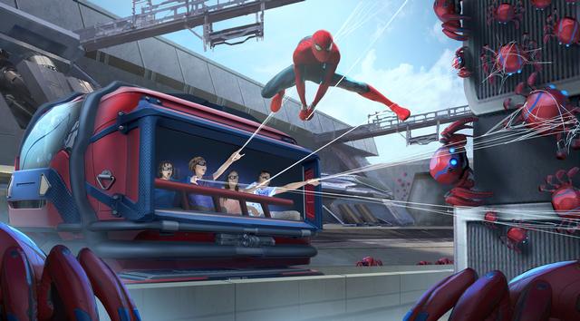 Disney to Use Virtual Queue for New Spider-Man Ride