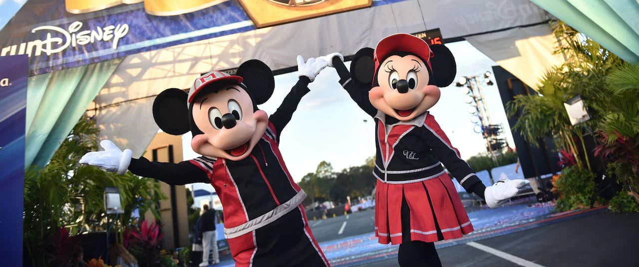 Running Mickey and Minnie