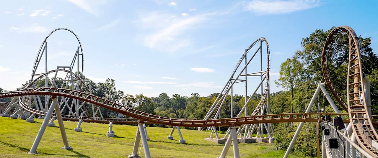 Theme Park Insider on X: Busch Gardens Williamsburg today dropped a new concept illustration for its 2020 coaster #Pantheon / X