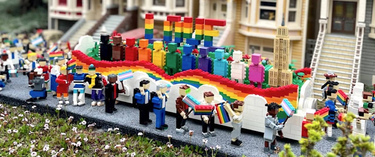 Legoland Shows Pride from Coast to Coast