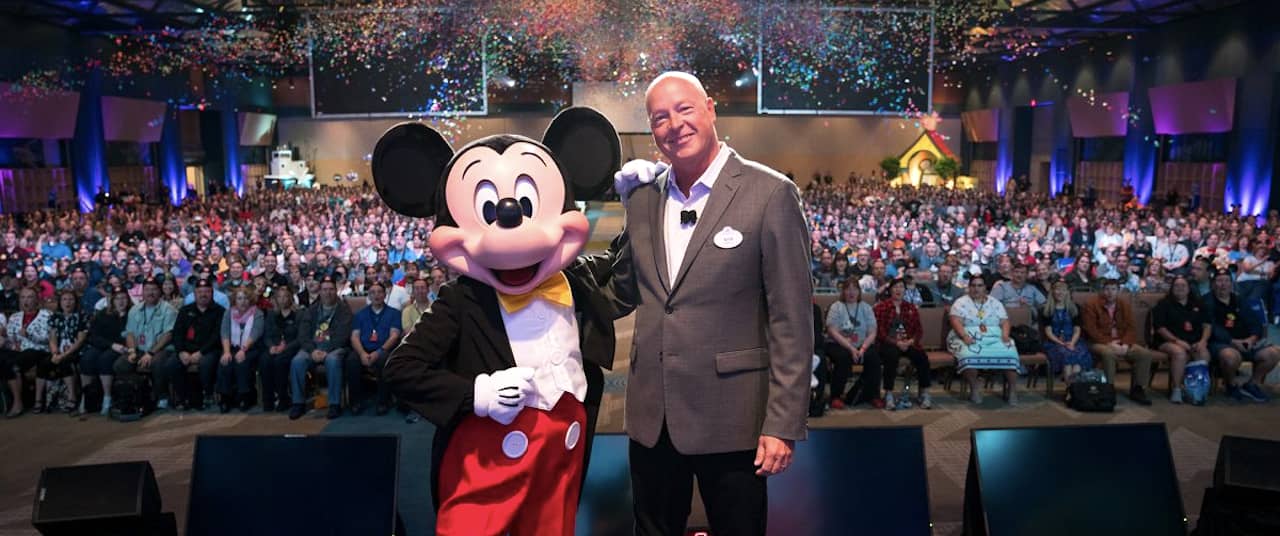 Bob Chapek and Mickey Mouse