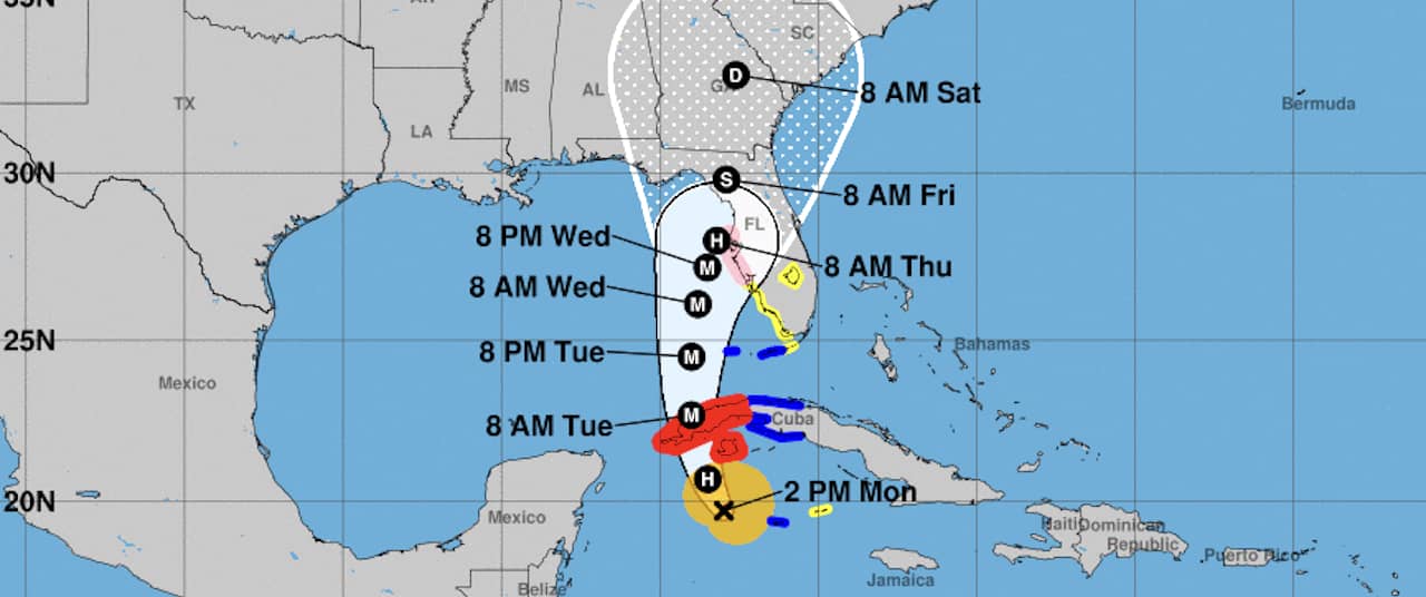 Evacuation Begins as Hurricane Ian Heads Toward Florida