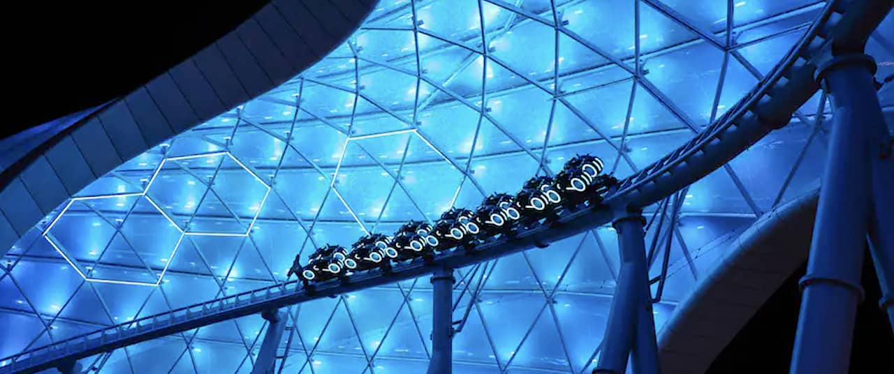First Look POV for Disney World's New TRON Coaster