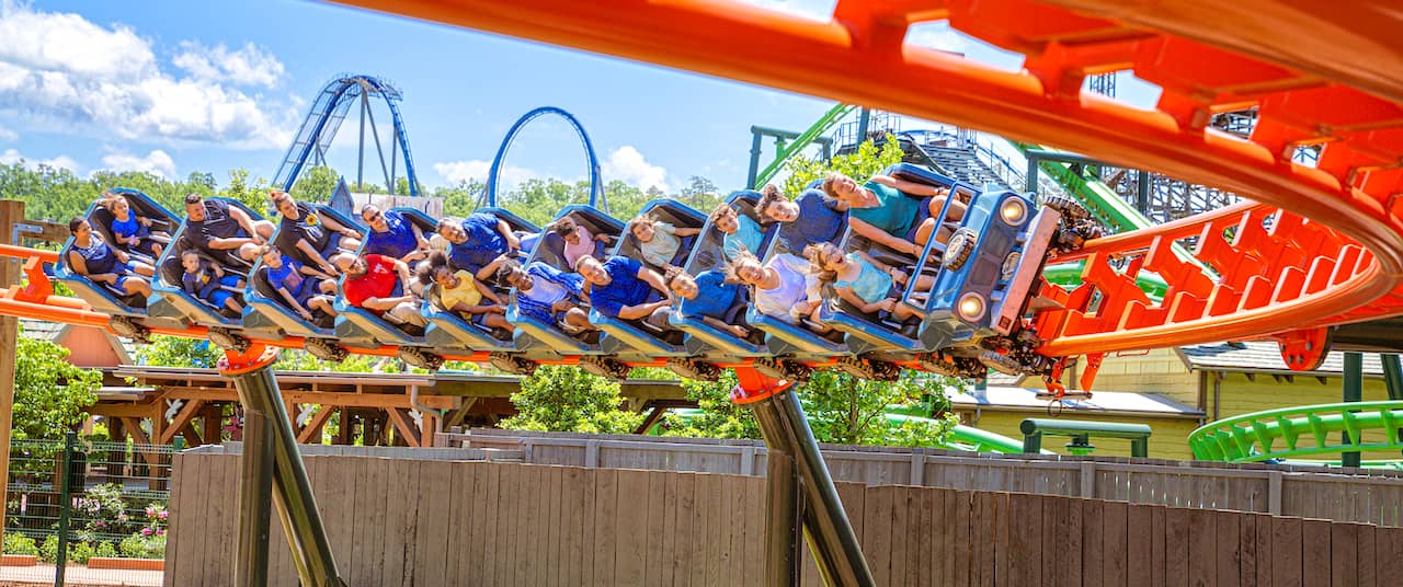 Dolly Parton Opens Dollywood's New Family Coaster