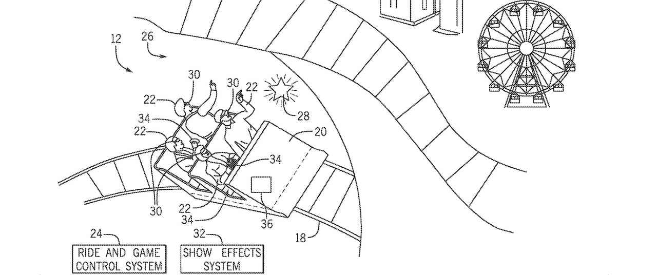 Patent applications from Universal detail interactive dark rides