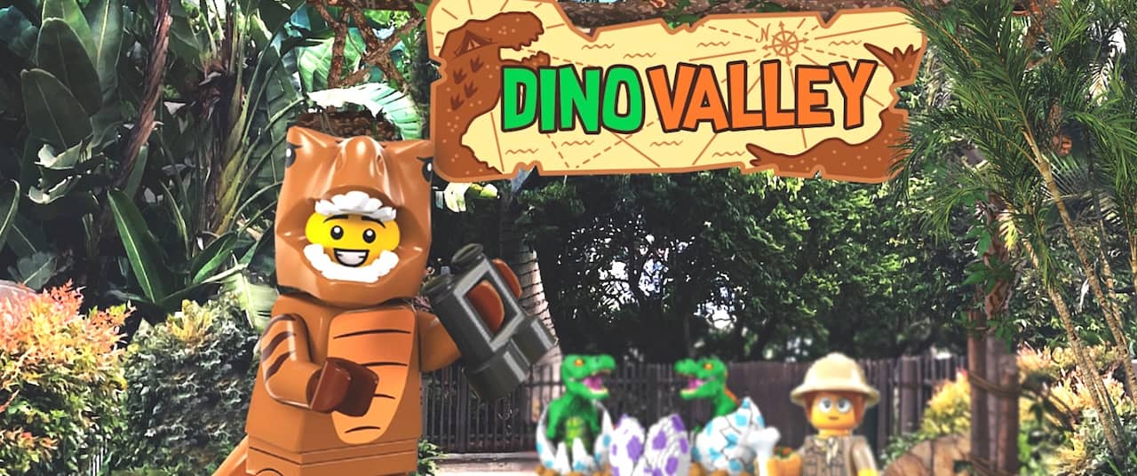 Dinosaurs take the stage at Legoland in 2024 