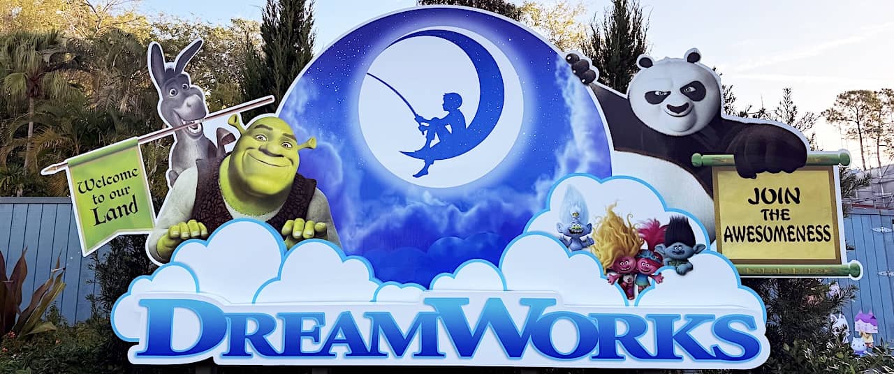 DreamWorks land marquee