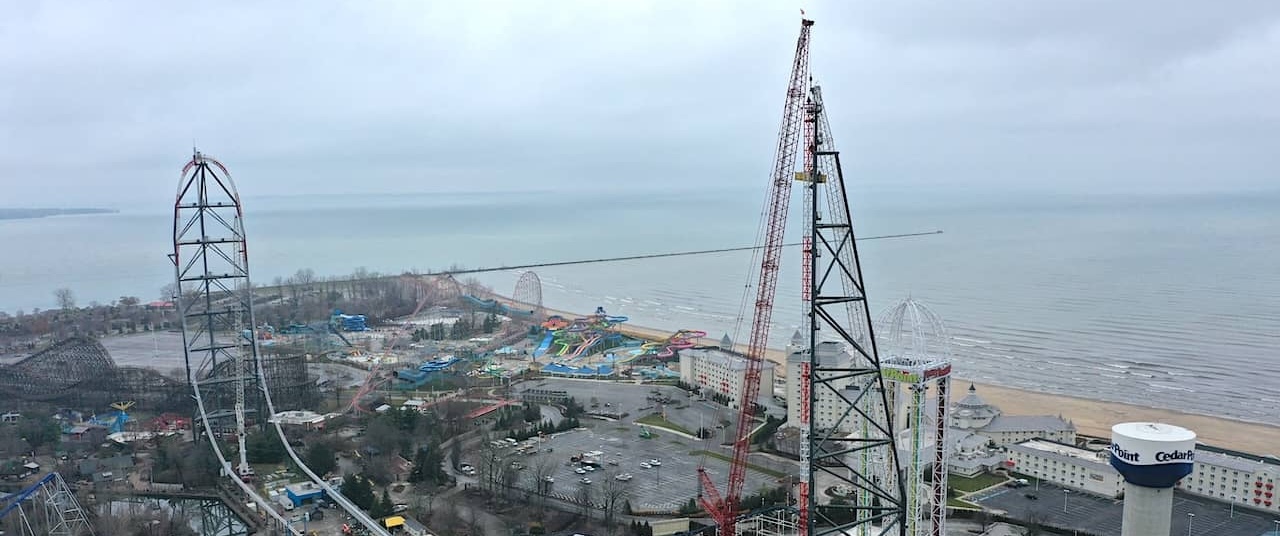 Cedar Point tops out its newest roller coaster
