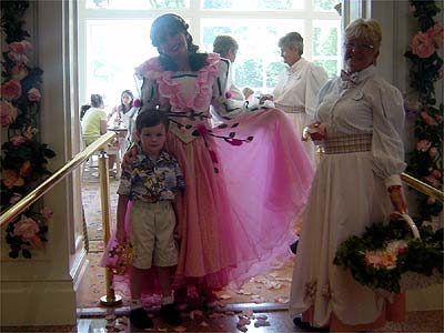 A Rose Petal greeting at the Disney Perfectly Princess Tea Party