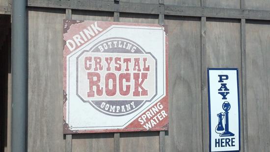 photo of Shoot the Rapids and Crystal Rock sign