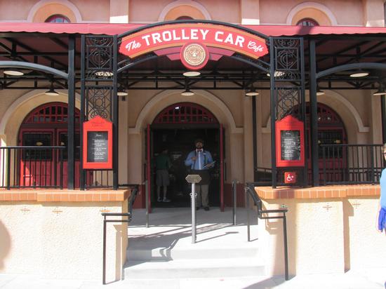 Trolley Car Cafe photo, from ThemeParkInsider.com