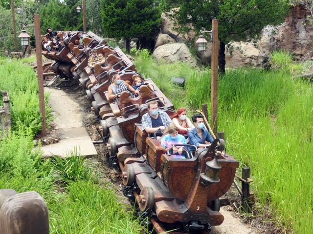 The Seven Dwarfs Mine Train photo, from ThemeParkInsider.com