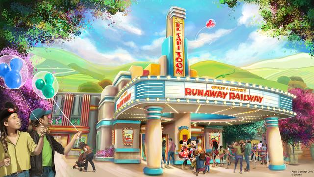 Mickey and Minnie's Runaway Railway photo, from ThemeParkInsider.com
