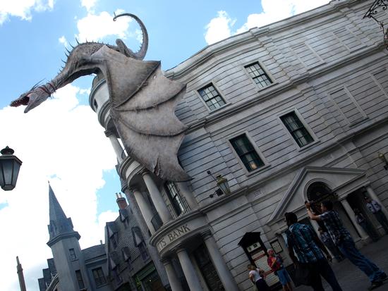 Harry Potter and the Escape from Gringotts photo, from ThemeParkInsider.com