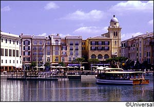 Universal's Portofino Bay Hotel photo, from ThemeParkInsider.com