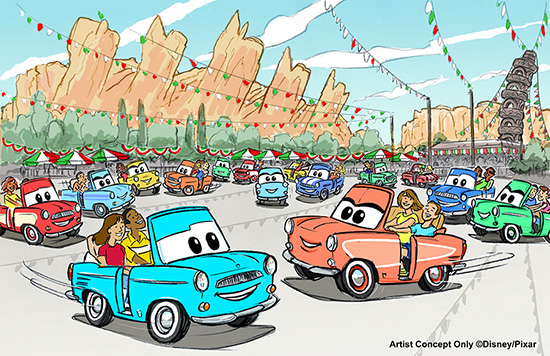 Luigi's Rollickin' Roadsters photo, from ThemeParkInsider.com