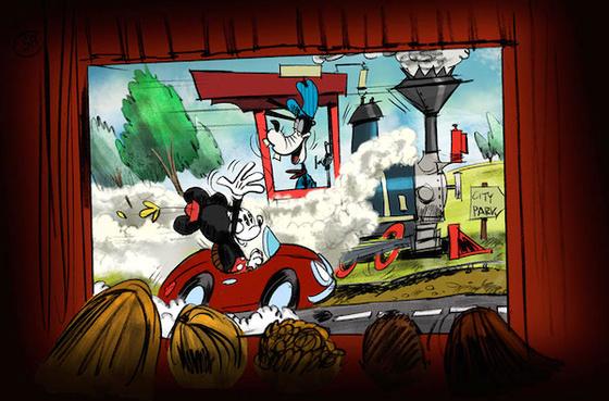 Mickey and Minnie's Runaway Railway photo, from ThemeParkInsider.com